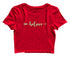 Believe arrow Christianity Womens Crop Tops